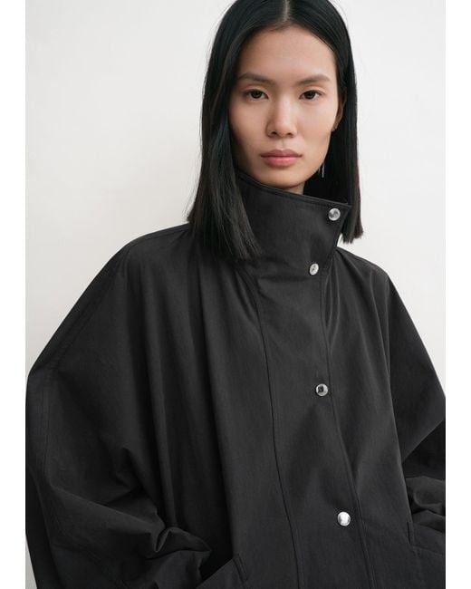 Totême Black Summer Parachute Jacket