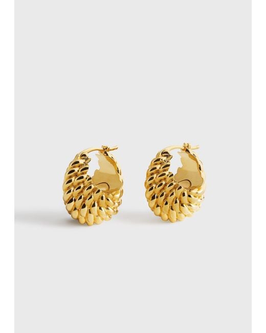 Totême  Metallic Rope Hoops
