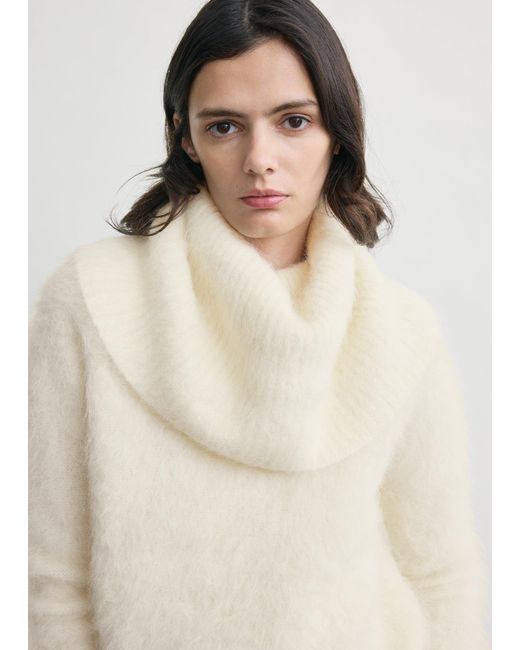 Totême Natural Funnel Alpaca-Blend Knit