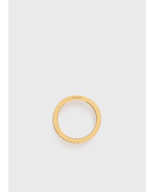 Totême  White Eternity Diamond Midi Ring 18Kt