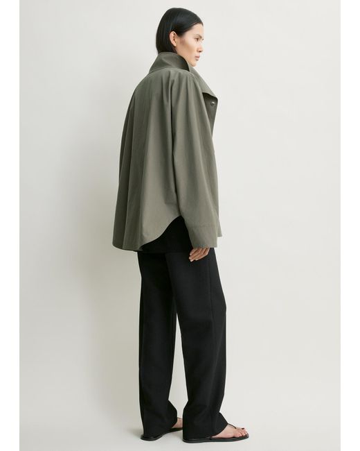 Totême Green Summer Parachute Jacket