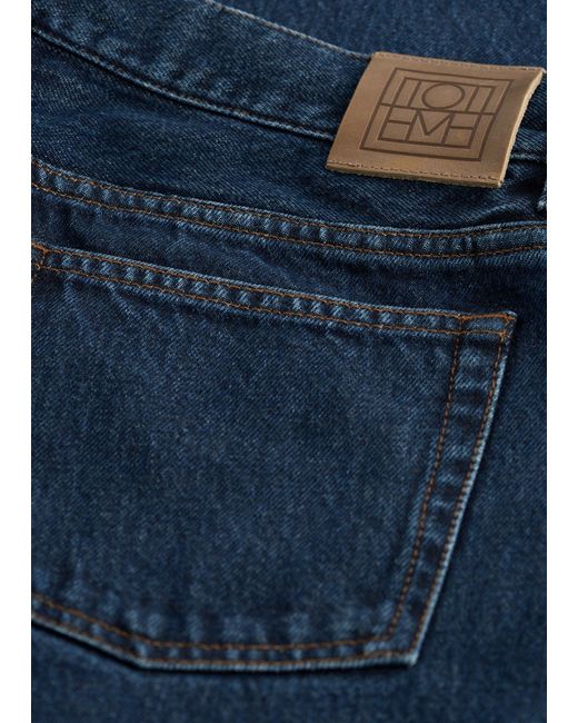Totême Blue Low Straight Denim
