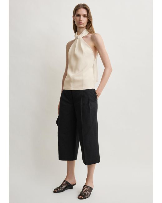 Totême Natural Twist Halter Top