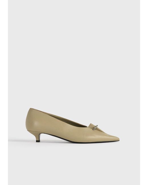 Totême Natural Pierced Nappa Pumps