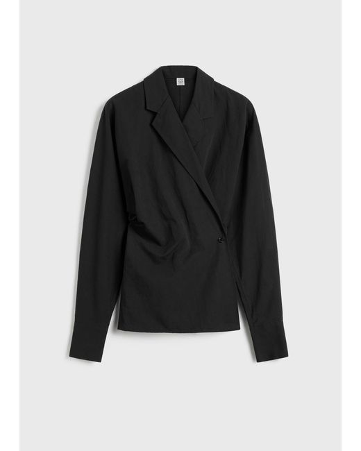 Totême White Wrap Blouse