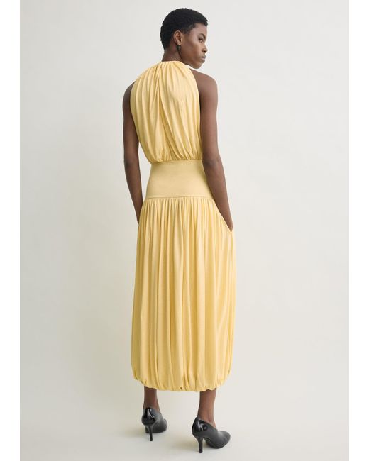 Totême Natural Soft Gathered Dress