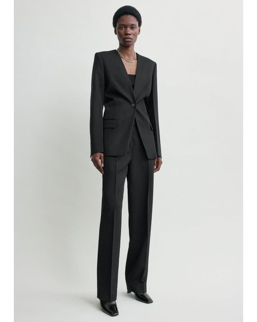 Totême Black Slouch Blazer