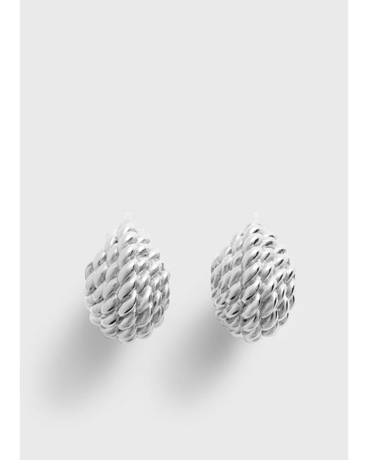 Totême White Rope Hoops
