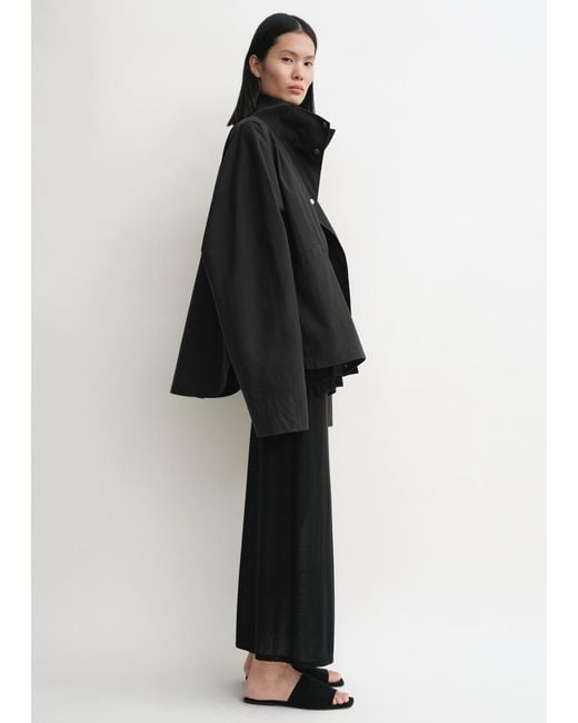 Totême Black Summer Parachute Jacket