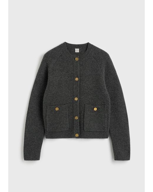 Totême Multicolor Hammered Button Cardigan