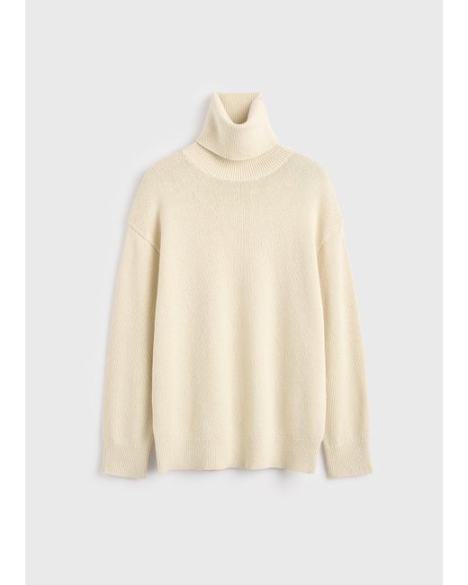 Totême Natural Longline Turtleneck