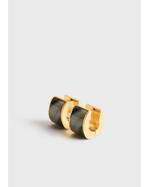Totême Multicolor Petite Signature Hoops
