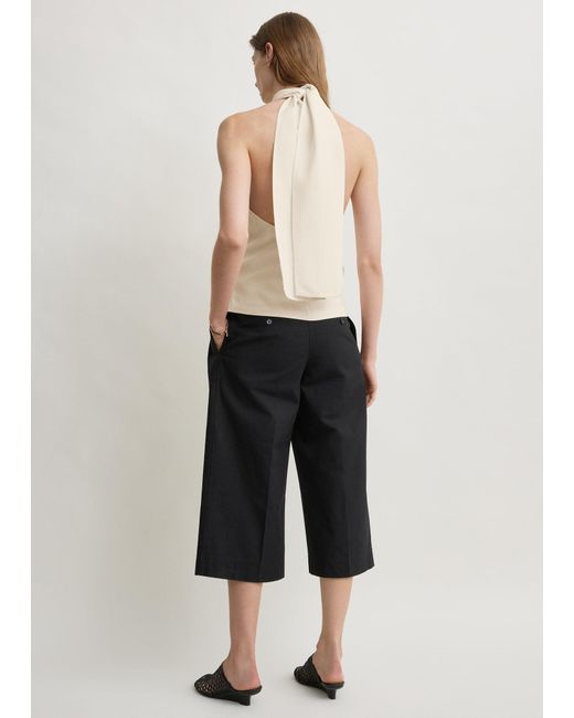 Totême Natural Twist Halter Top