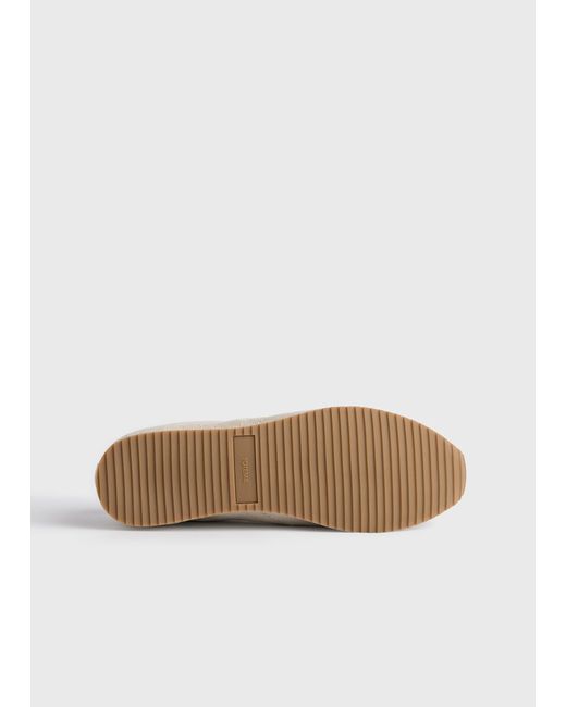 Totême  White Flex Suede Sneakers