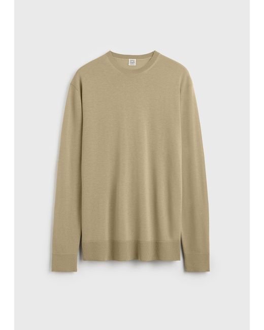 Totême Green Long-Sleeve Tee Knit