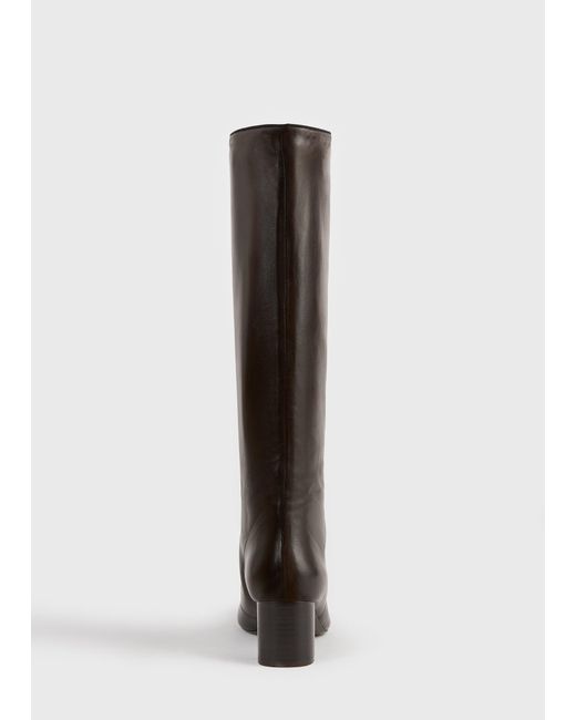 Totême  Brown Downtown Nappa Knee-High Boots