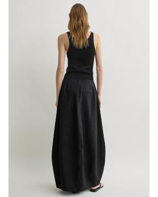 Totême  Black Parachute Skirt