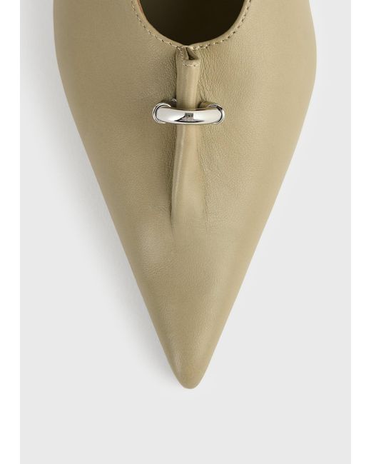 Totême Natural Pierced Nappa Pumps
