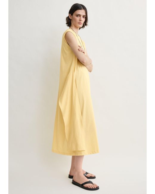 Totême Natural Tie-Waist Jersey Dress