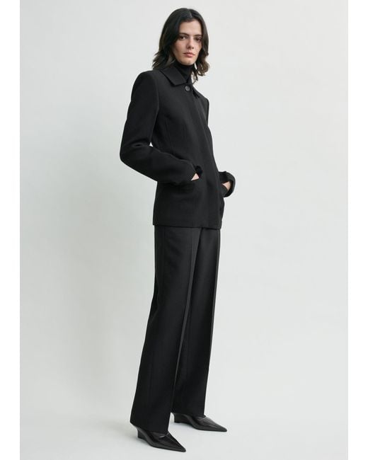 Totême Black Cinched Pocket Jacket
