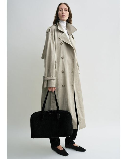 Totême  Black Suede Day Tote