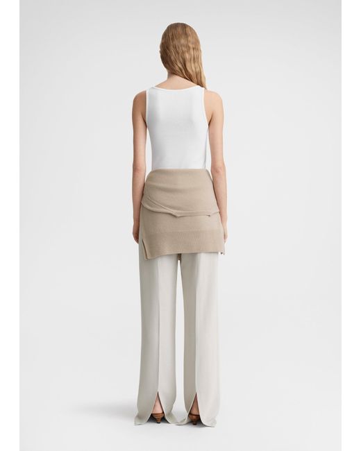 Totême White Classic Rib Tank