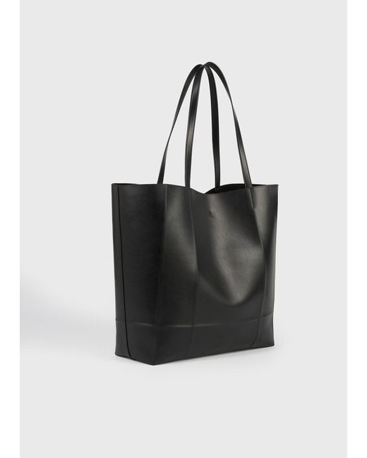 Totême  Black Roam Leather Tote