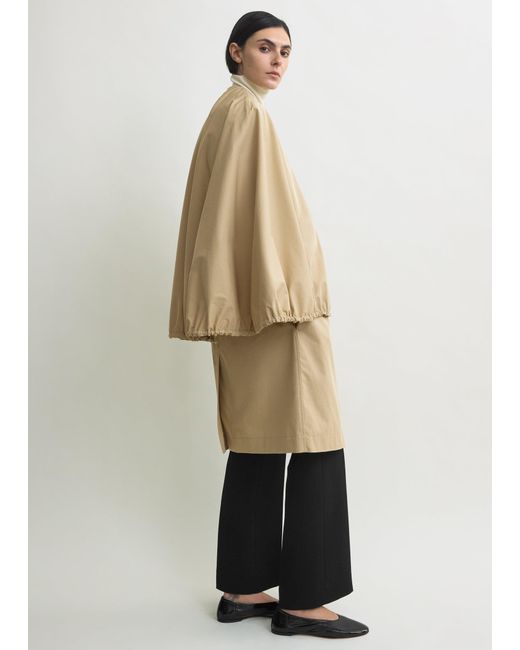 Totême  Natural Detachable Cape Coat
