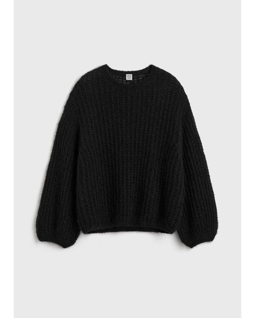 Totême Black Puffed Knit