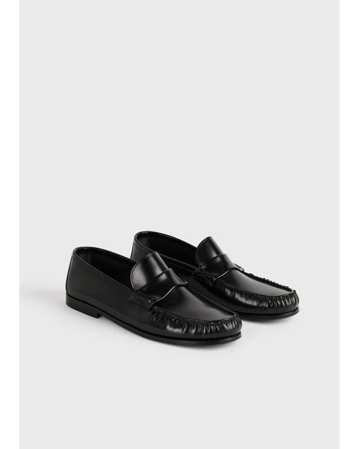 Totême  White Moccasin Loafers