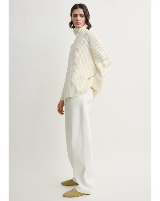 Totême Natural Whipstitch Knit