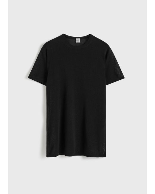 Totême Black Tee Knit