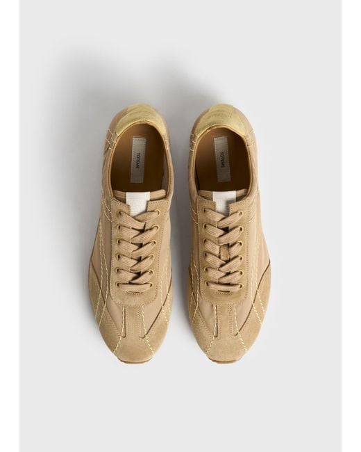 Totême  Natural Flex Sneakers Desert/Buttercup