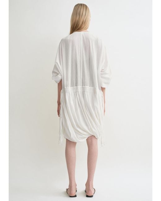 Totême Natural Drawstring Dress