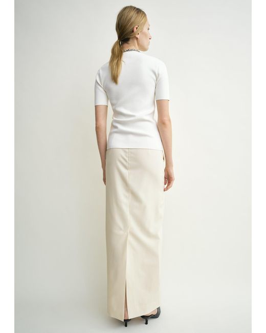 Totême  Natural Light Wool Skirt