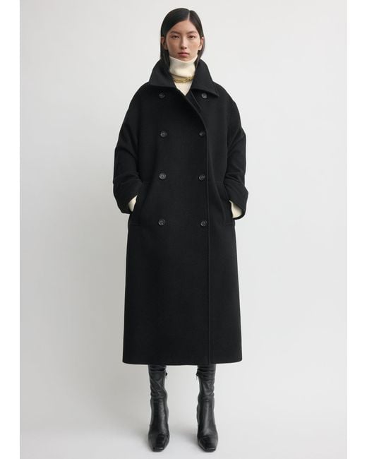 Totême Black Shield Coat