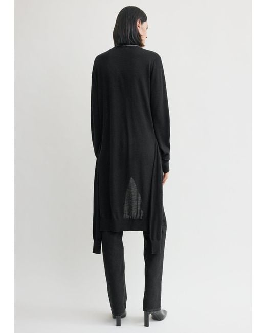 Totême  Black Double-Sleeve Turtleneck