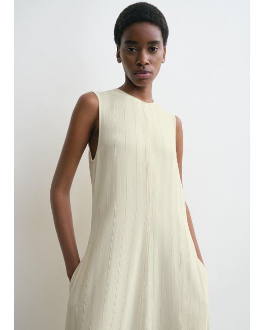 Totême Natural Woven Stripe Dress