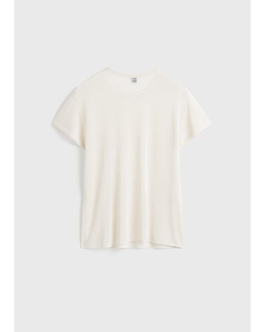 Totême  White Silk Tee