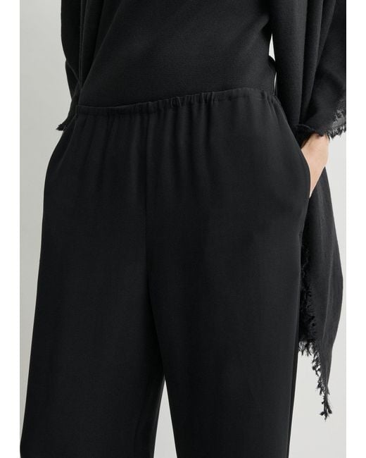 Totême Black Lounge Trousers