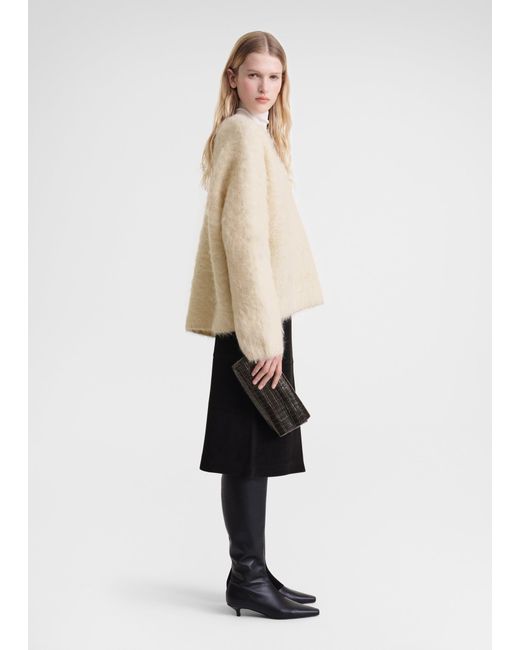 Totême Natural Boxy Alpaca Knit