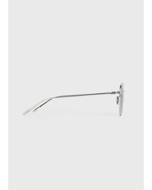 Totême Gray Round Sunglasses