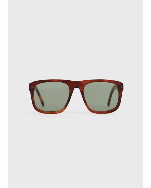 Totême Gray Navigator Sunglasses