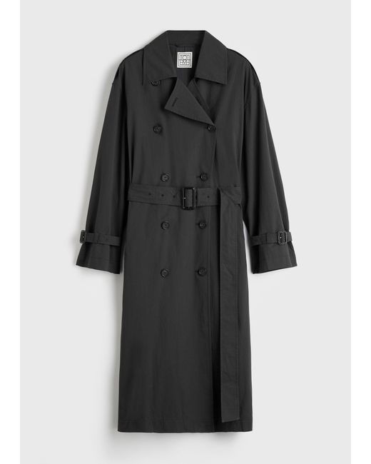 Totême Black Crisp Summer Trench