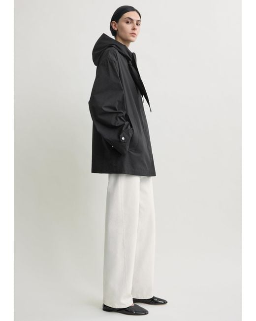 Totême Black Technical Scarf Jacket