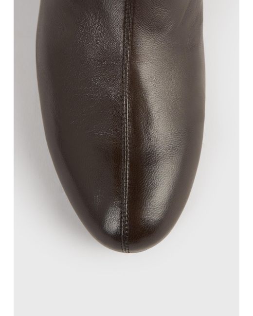Totême  Brown Downtown Nappa Knee-High Boots