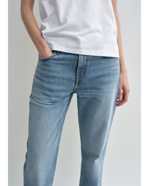 Totême  Blue Low Straight Denim