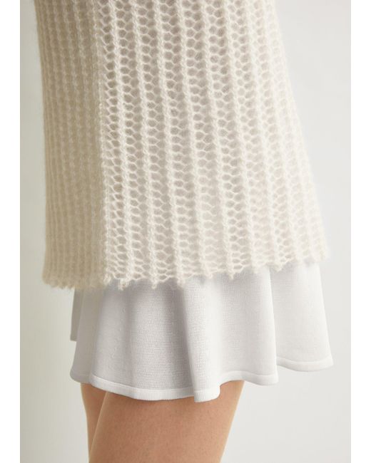 Totême Natural Mohair Knit Tank Dress