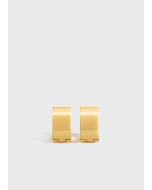 Totême White Signature Hoops