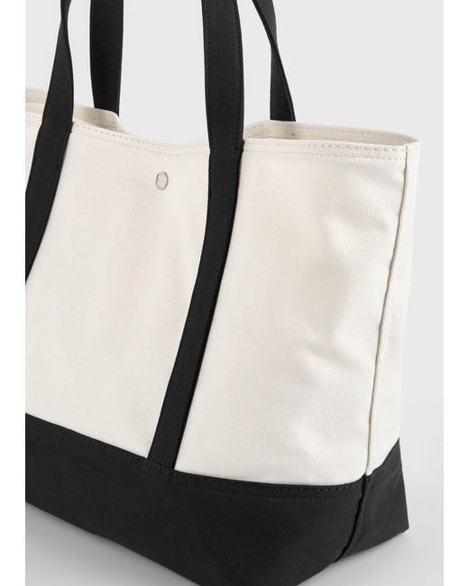 Totême  White Beach Tote Ecru